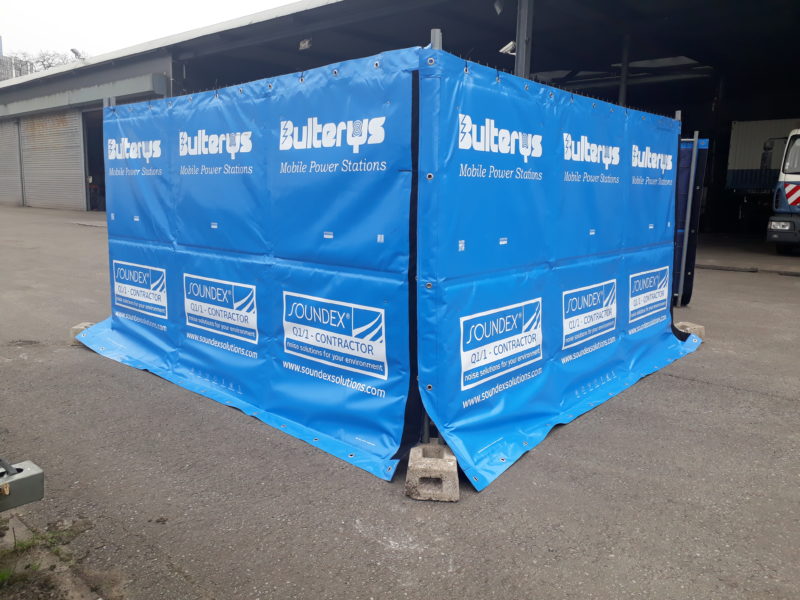 Sound barrier rental